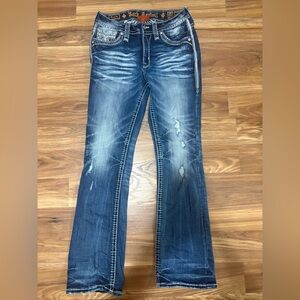 Rock Revival Dark Blue Boot Cut Jeans